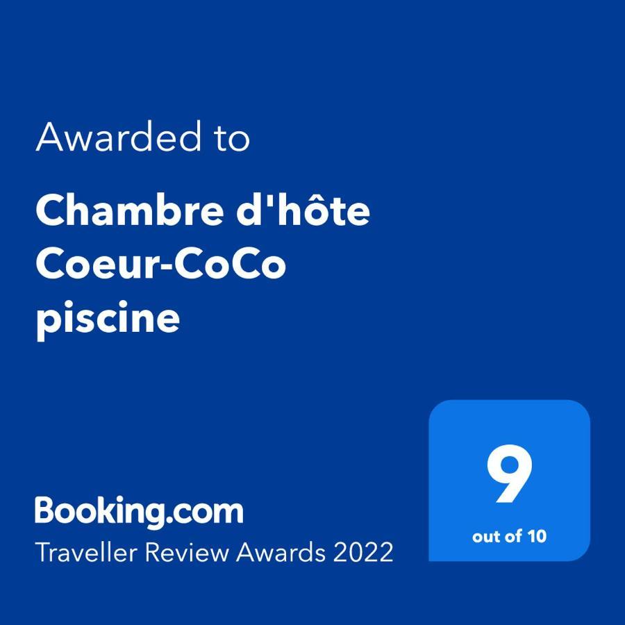 Chambre D'Hote Coeur-Coco Piscine Saint-Francois  Eksteriør bilde