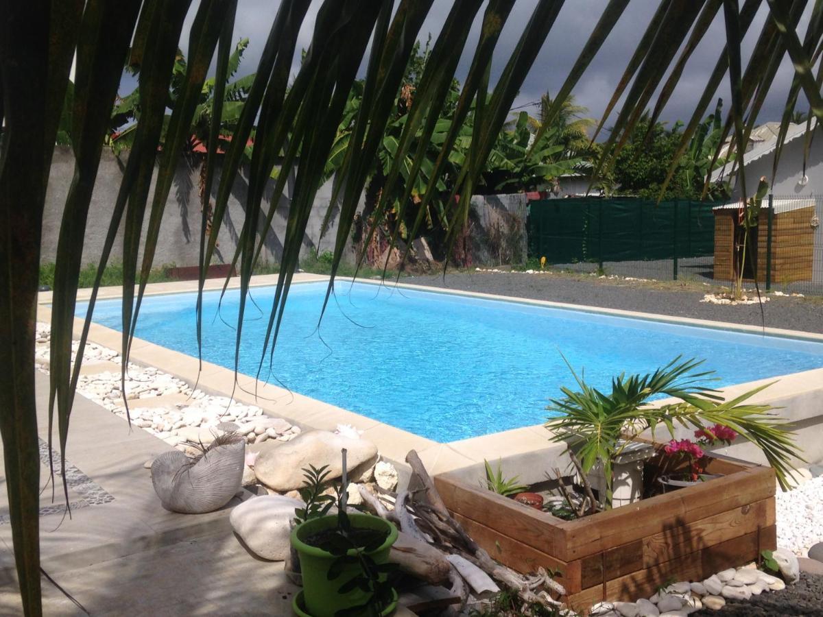 Chambre D'Hote Coeur-Coco Piscine Saint-Francois  Eksteriør bilde